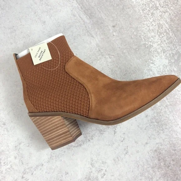 NEW Cole Haan suede bootie 8 8.5 - Picture 6 of 6